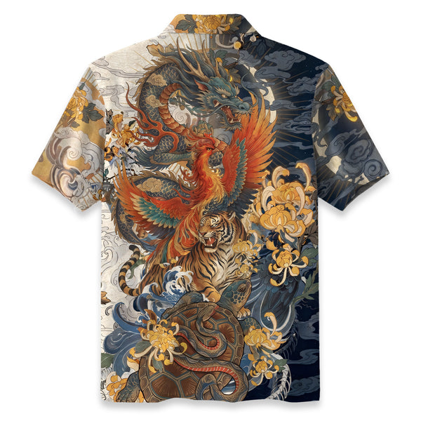 Chrisraw Mythic Beast Rising Hawaiian Shirt