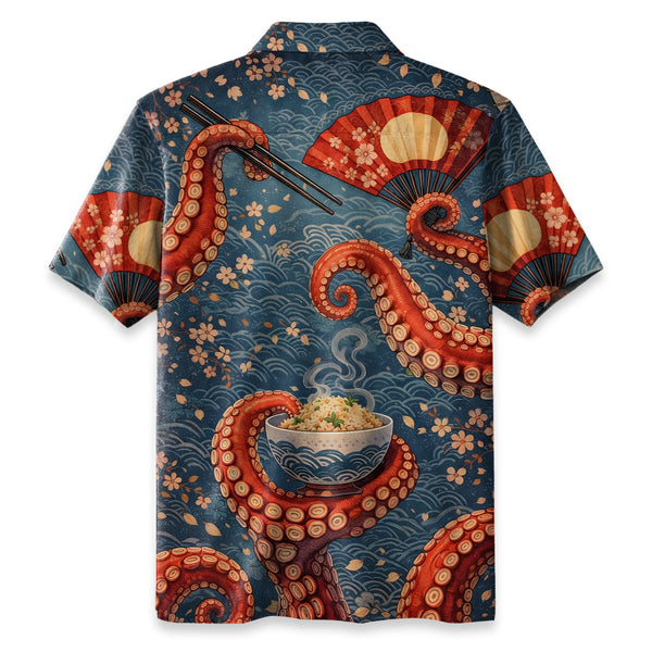 Chrisraw Octopus Tentacles Hawaiian Shirt