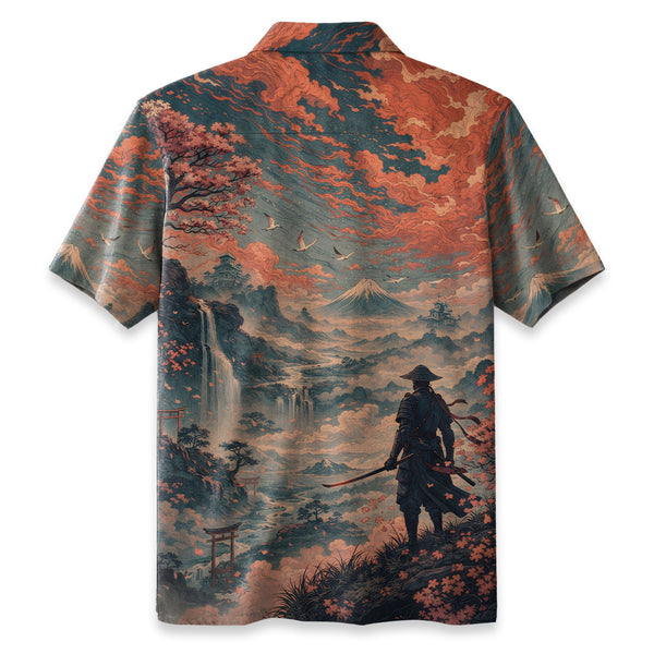 Chrisraw Samurai Gazing Into The Distance Shirt Hawaiian Shirt