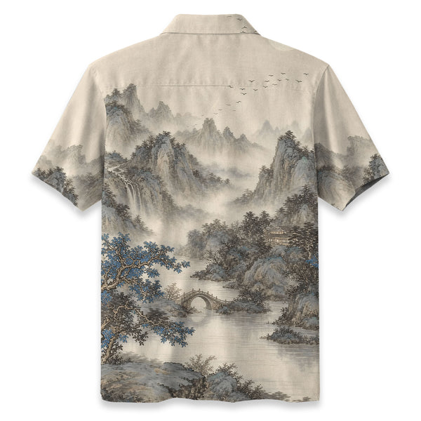 Chrisraw Mountain Reverie Hawaiian Shirt