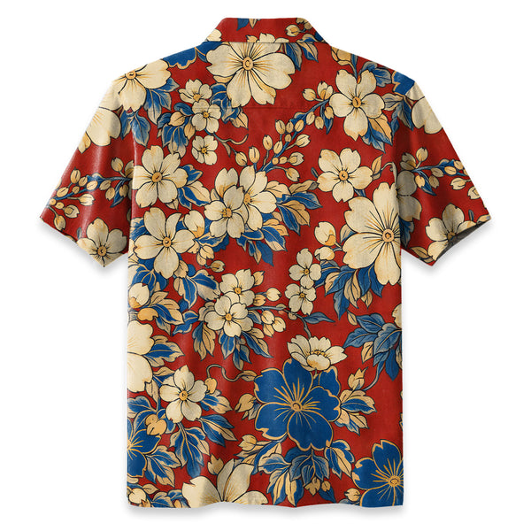 Chrisraw Vibrant Floral Hawaiian Shirt