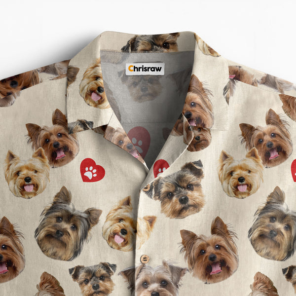 Yorkshire Terrier Hawaiian Shirt 100% Cotton