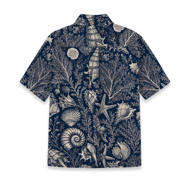 Chrisraw Kid's Japanese Marine Mystery Ukiyo-e Short Sleeves Shirt