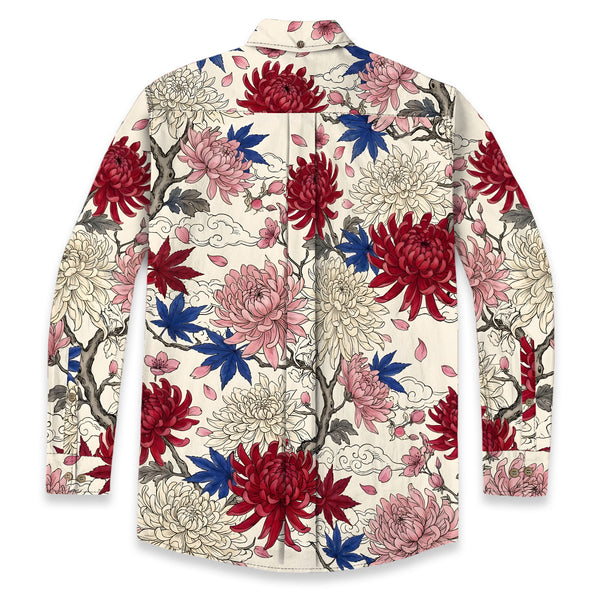 Chrisraw Vibrant Floral Long Sleeves Shirt