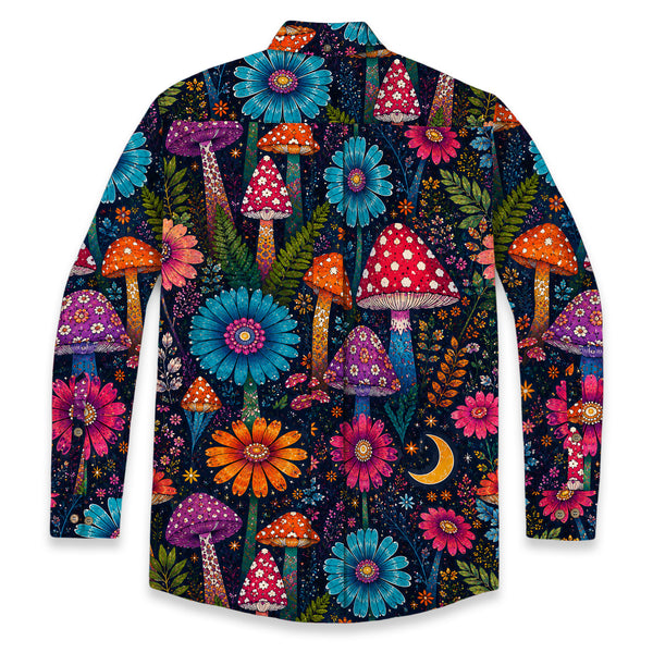 Chrisraw Yayoi Kusama Mushrooms Long Sleeves Shirt