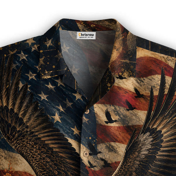Chrisraw America 250 The Sovereign Eagle Hawaiian Shirt