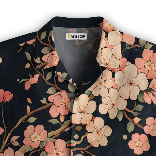 Chrisraw Blooming Sakura Hawaiian Shirt