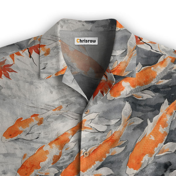 Chrisraw Dance Of The Koi Hawaiian Shirt