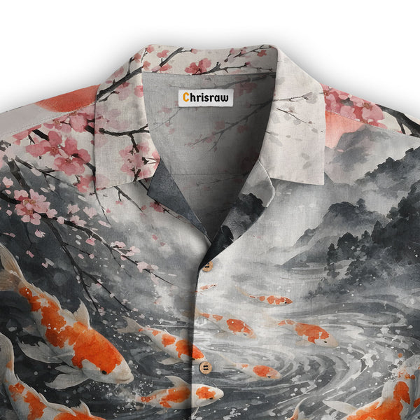 Chrisraw Dance Of The Koi Hawaiian Shirt