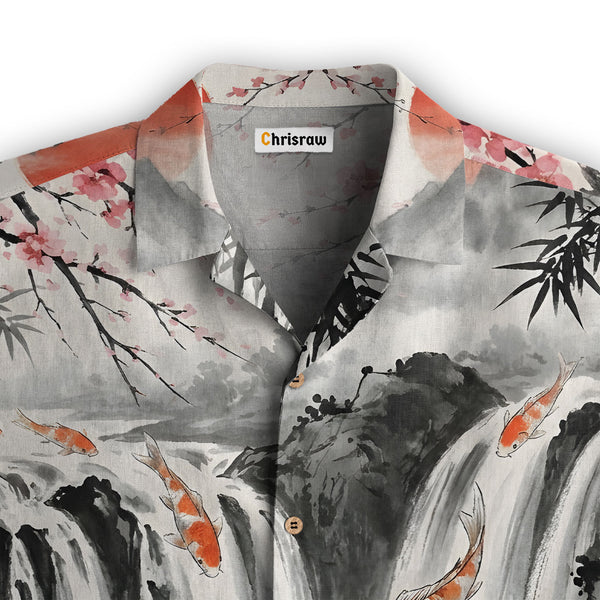 Chrisraw Dance Of The Koi Hawaiian Shirt