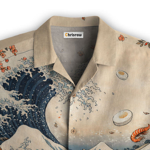 Chrisraw Naughty Duck Eating Ramen Hawaiian Shirt
