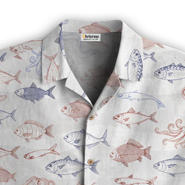 Chrisraw Sea Ocean Fish Hawaiian Shirt