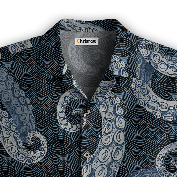 Chrisraw Octopus Tentacles Hawaiian Shirt