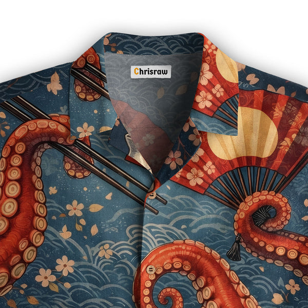 Chrisraw Octopus Tentacles Hawaiian Shirt