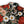 Chrisraw Kid's Japanese Crimson Daisy Ukiyo-e Short Sleeves Shirt