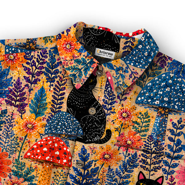 Chrisraw Yayoi Kusama Forest Cat Long Sleeves Shirt