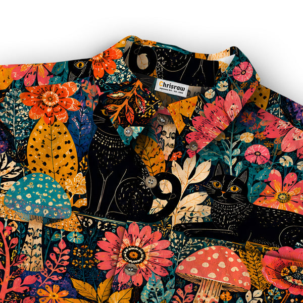 Chrisraw Yayoi Kusama Forest Cat Long Sleeves Shirt