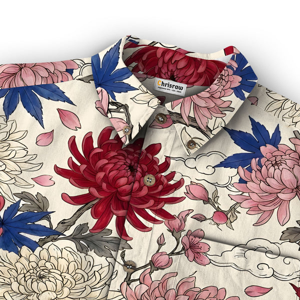 Chrisraw Vibrant Floral Long Sleeves Shirt