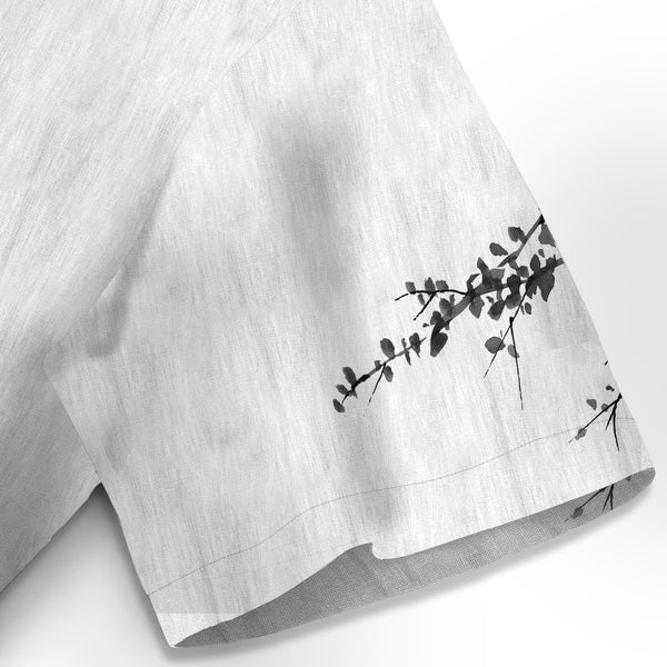 Chrisraw Misty Mountain Landscape Ink Hawaiian Shirt