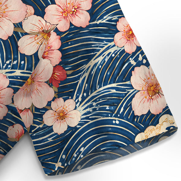 Chrisraw America 250 Sakura Wave Hawaiian Shirt