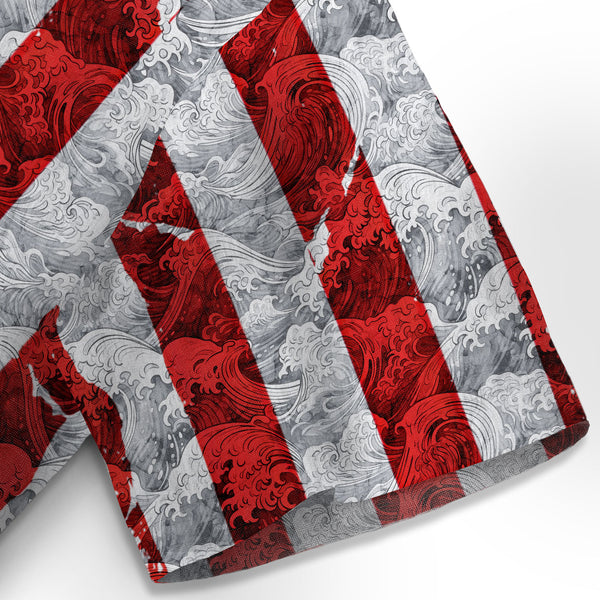 Chrisraw America 250 The Great Wave of Liberty Hawaiian Shirt