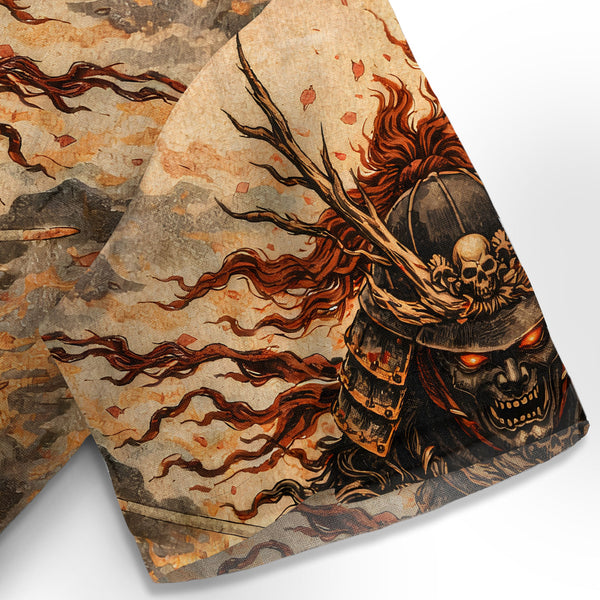 Chrisraw Demon Blade Samurai Hawaiian Shirt