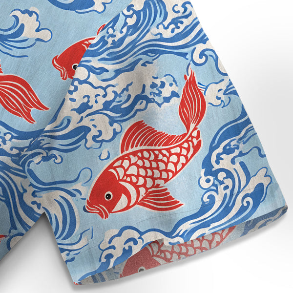 Chrisraw Koi Carp Frenzy Hawaiian Shirt - CR01