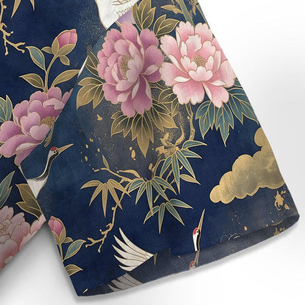 Chrisraw Cranes of Edo Hawaiian Shirt