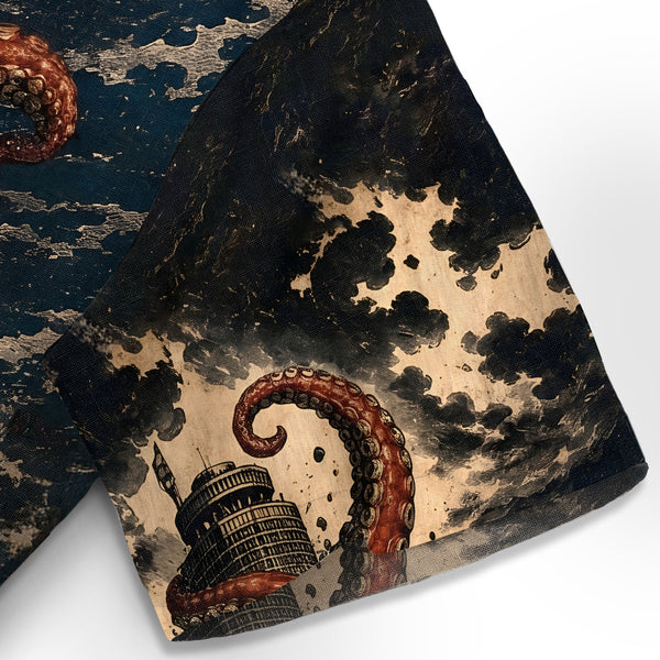 Chrisraw Tokyo Kaiju Octopus Hawaiian Shirt