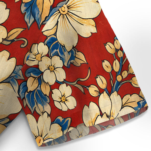 Chrisraw Vibrant Floral Hawaiian Shirt