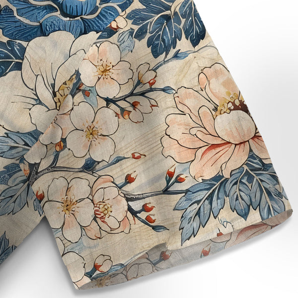 Chrisraw Vibrant Floral Hawaiian Shirt