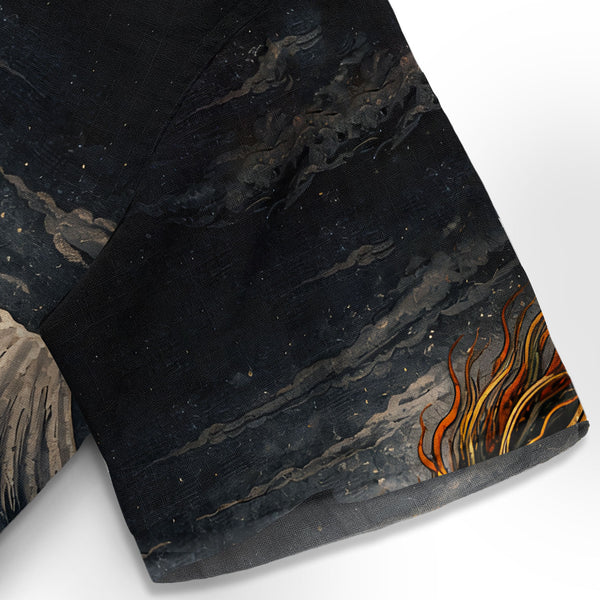 Chrisraw Wave Dragon Hawaiian Shirt