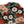 Chrisraw Kid's Japanese Crimson Daisy Ukiyo-e Short Sleeves Shirt
