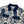 Chrisraw Japanese Blue Ocean Octopus Ukiyo-e Canvas Jacket  | All-Over Print Cotton Jacket
