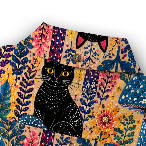 Chrisraw Yayoi Kusama Forest Cat Long Sleeves Shirt