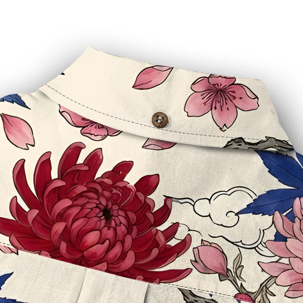 Chrisraw Vibrant Floral Long Sleeves Shirt