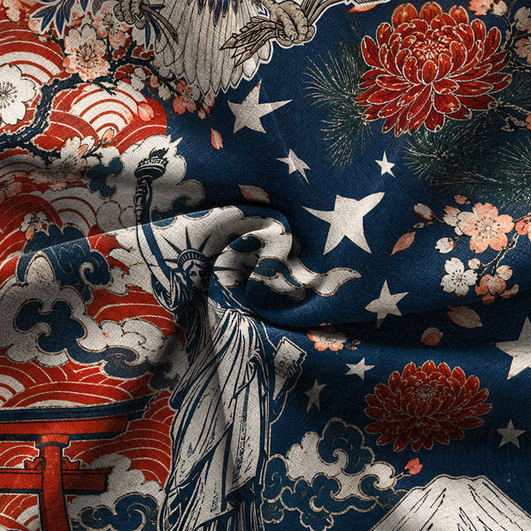 Chrisraw America 250 Fuji Liberty Hawaiian Shirt