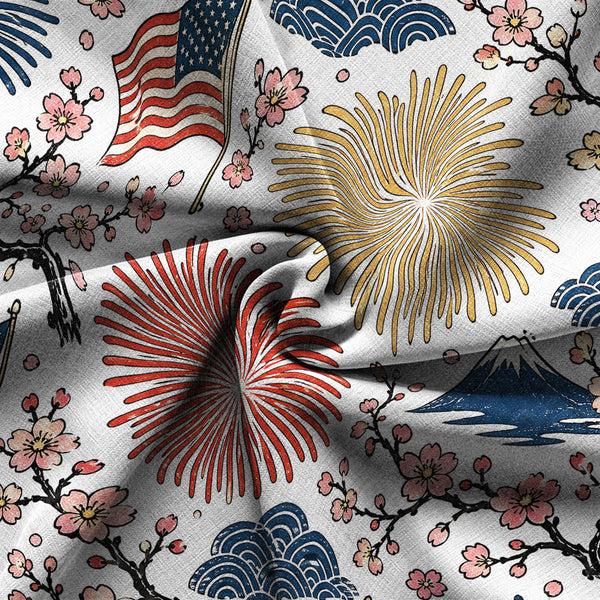 Chrisraw America 250 Seamless Festive Fusion Hawaiian Shirt