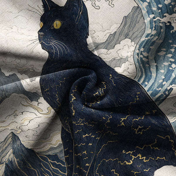 Chrisraw Cat Amidst Majestic  Peaks Hawaiian Shirt