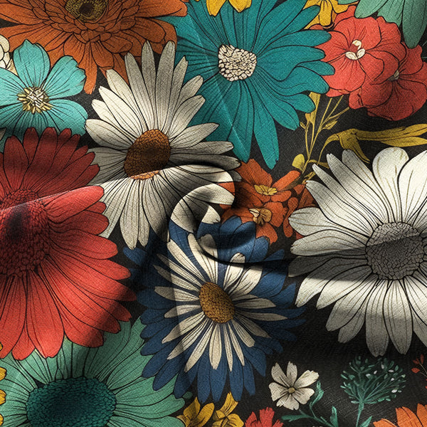 Chrisraw Colorful Chrysanthemums Hawaiian Shirt