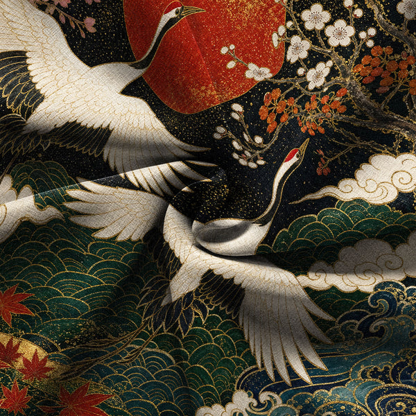 Chrisraw Cranes of Edo Hawaiian Shirt