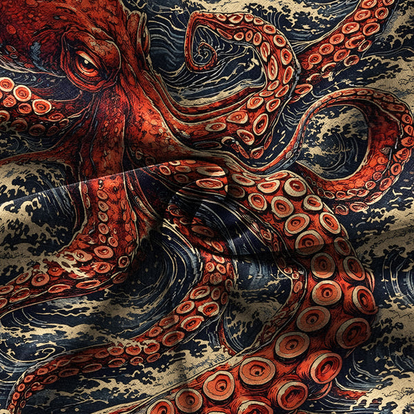 Chrisraw Great Wave Octopus Hawaiian Shirt