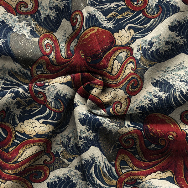 Chrisraw Great Wave Octopus Hawaiian Shirt
