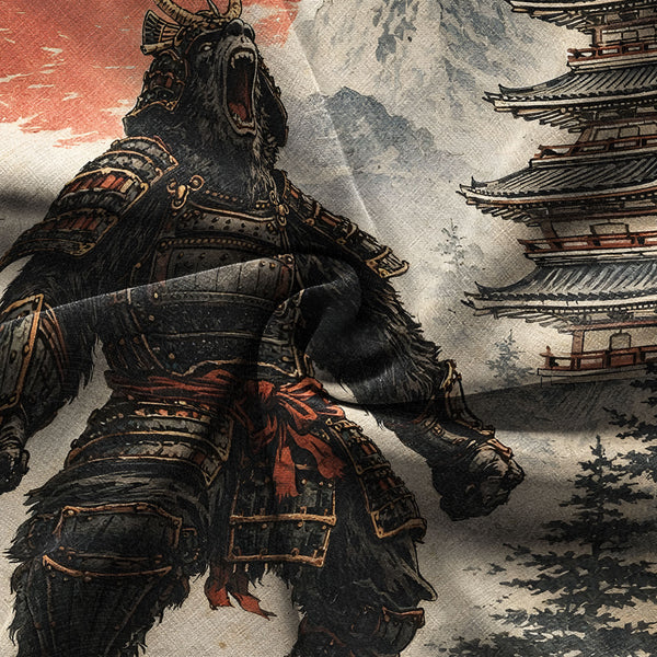 Chrisraw Japanese Samurai Bigfoot Hawaiian Shirt