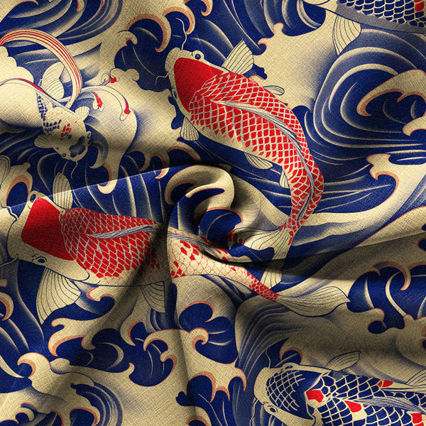 Chrisraw Koi Carp Frenzy Hawaiian Shirt - CR01