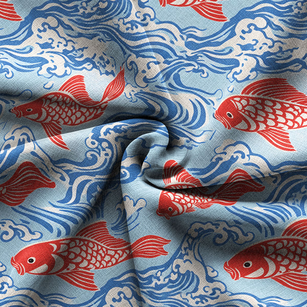 Chrisraw Koi Carp Frenzy Hawaiian Shirt - CR01