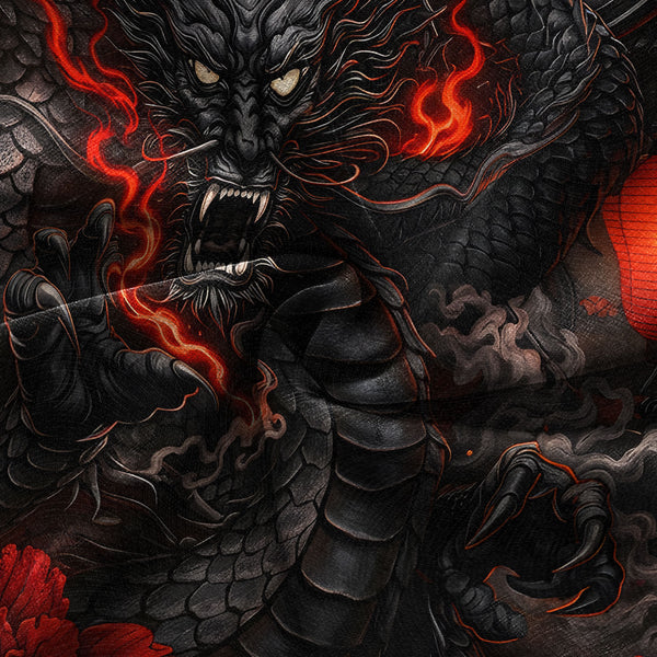 Chrisraw Shadow Fire Dragon Hawaiian Shirt