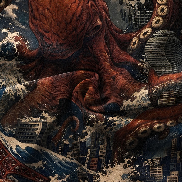 Chrisraw Tokyo Kaiju Octopus Hawaiian Shirt