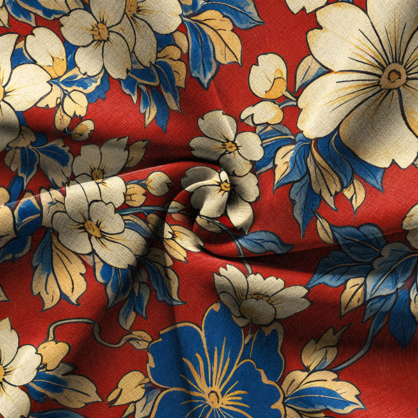 Chrisraw Vibrant Floral Hawaiian Shirt