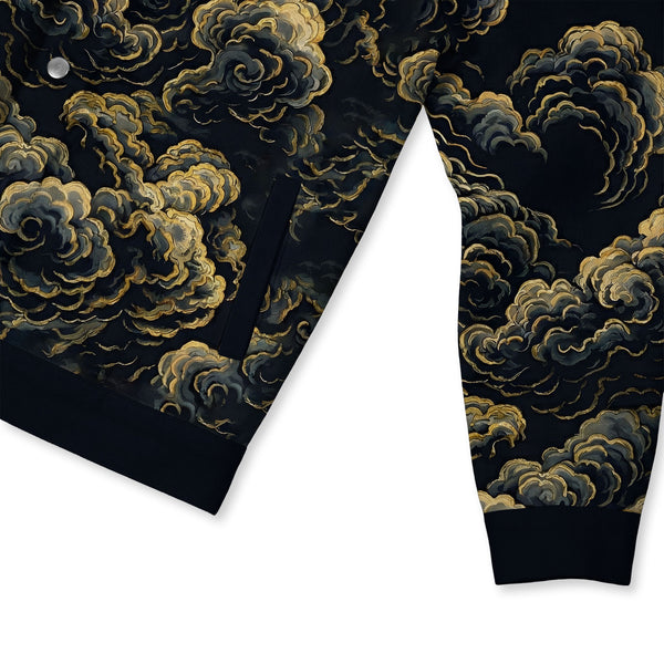 Chrisraw Inferno Dragon Canvas Jacket | All-Over Print Cotton Jacket